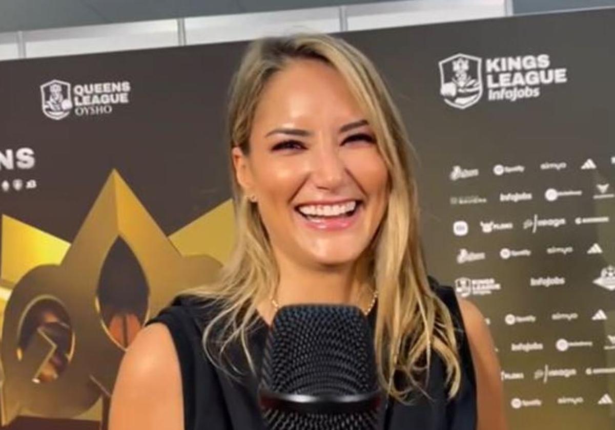 Alba Carrillo, en la alfombra roja de la Final Four de la Kings League.
