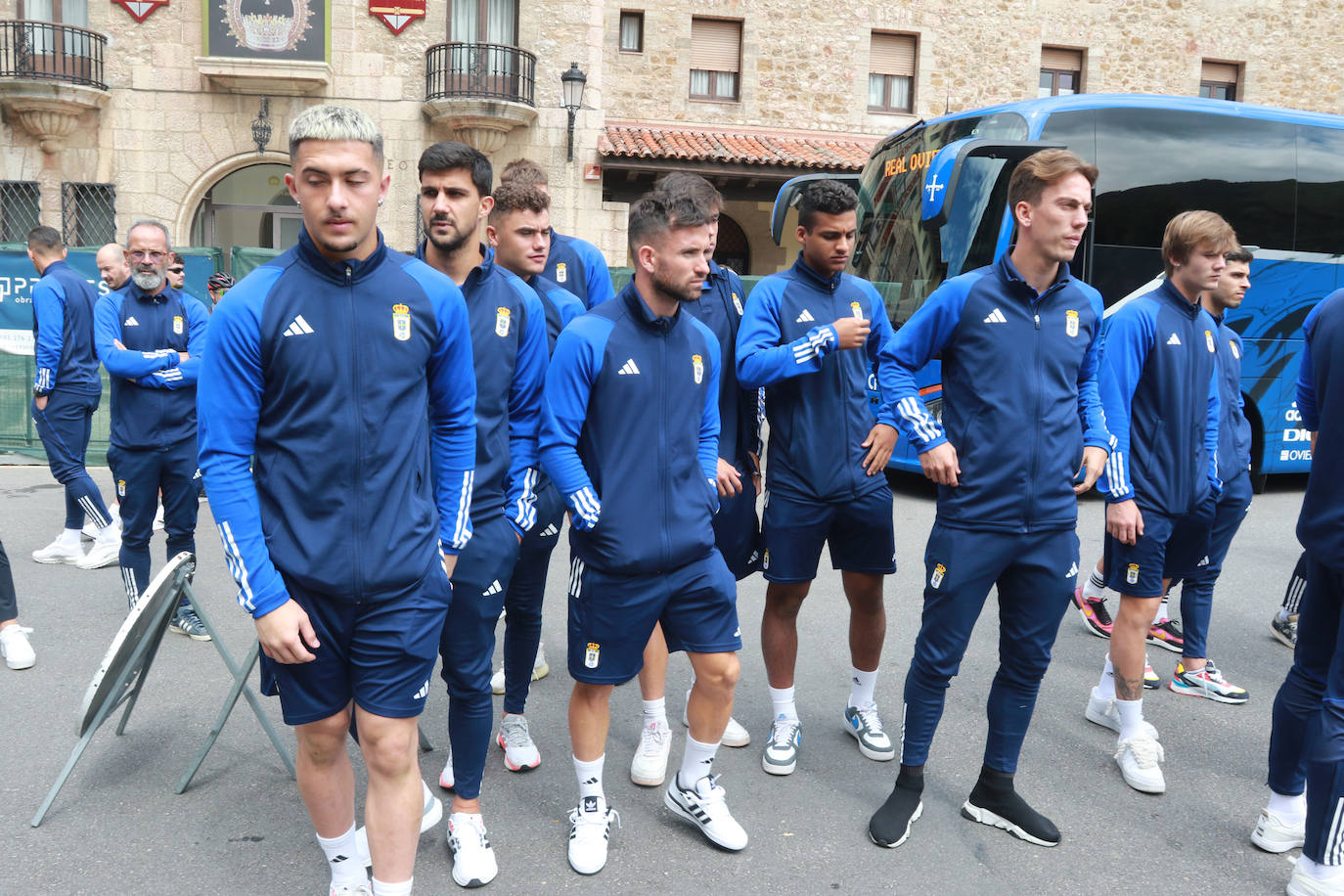 El Real Oviedo y su ofrenda a Covadonga