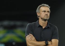 Luis Enrique, durante el último Mundial de Fútbol.