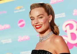 La actriz Margot Robbie, intérprete protagonista en la película de 'Barbie'.