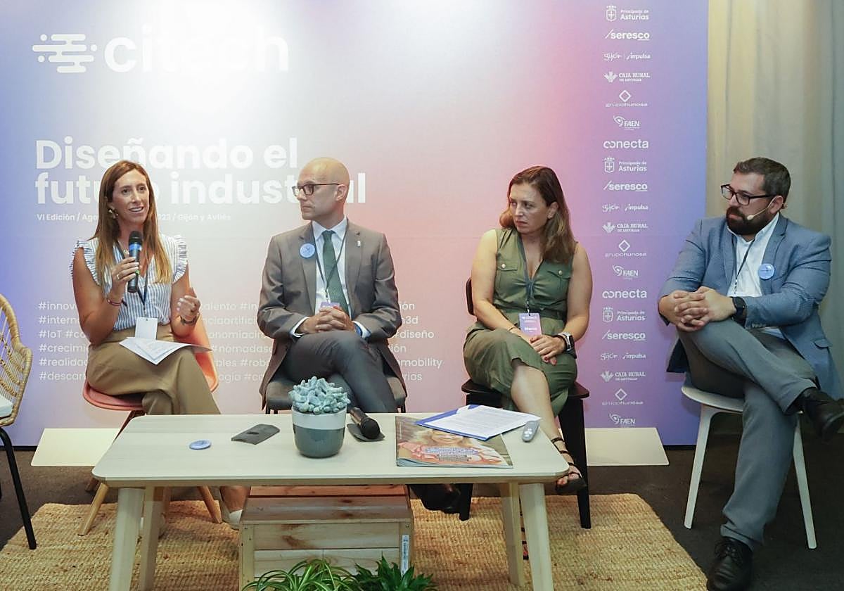 Ángela Pumariega, Aitor Lucas, María Calvo y Carlos Vega.