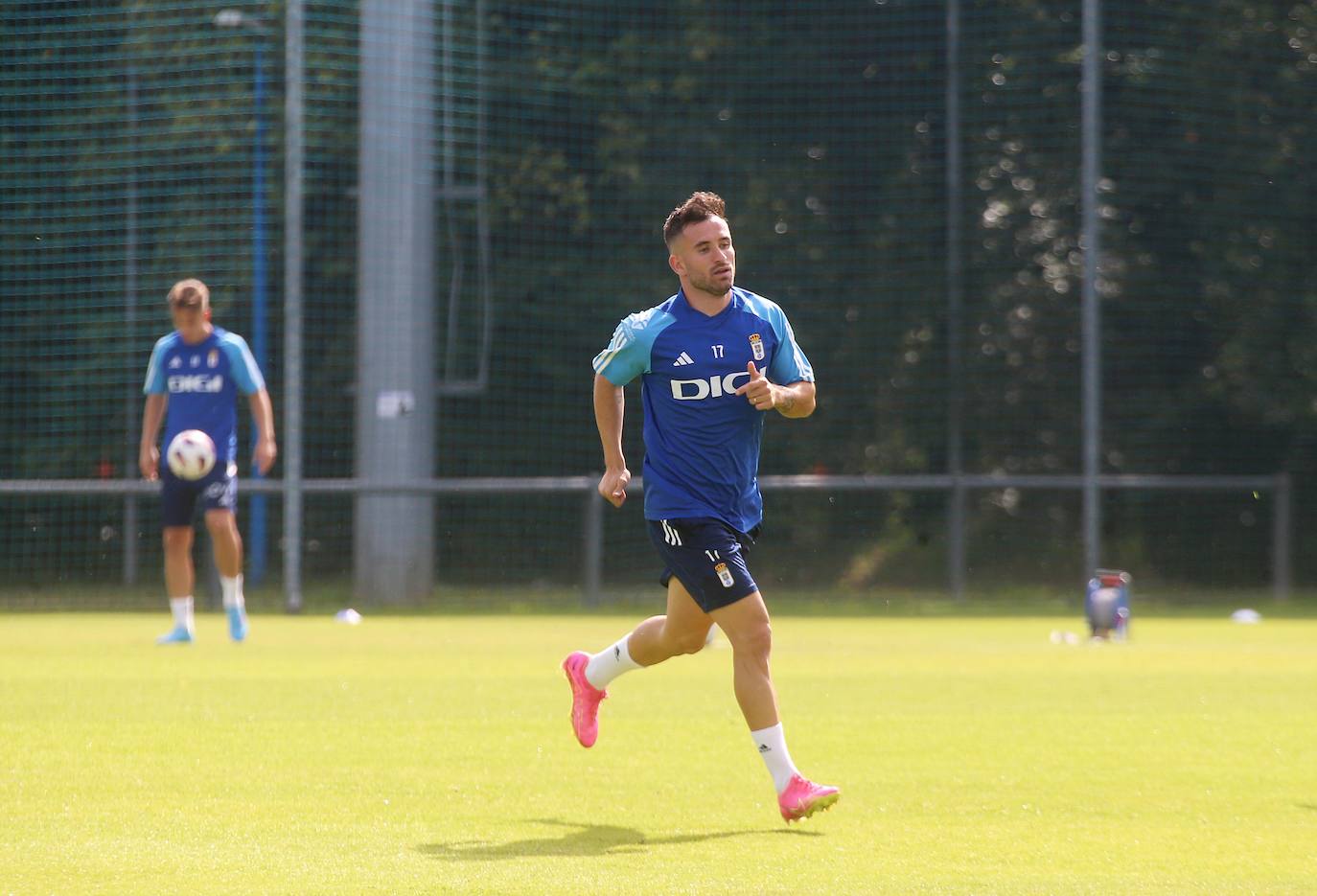 Entrenamiento del Real Oviedo (09/08/2023)