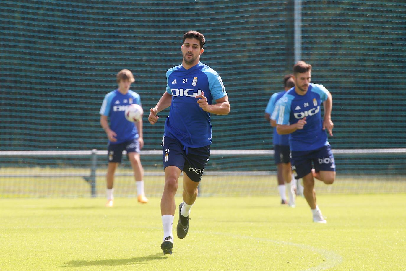 Entrenamiento del Real Oviedo (09/08/2023)