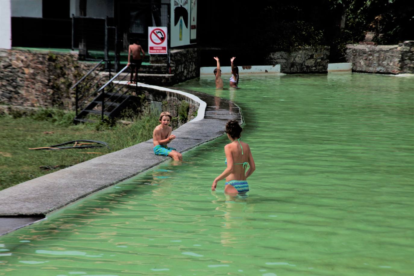 Así se refresca Asturias en plena ola de calor