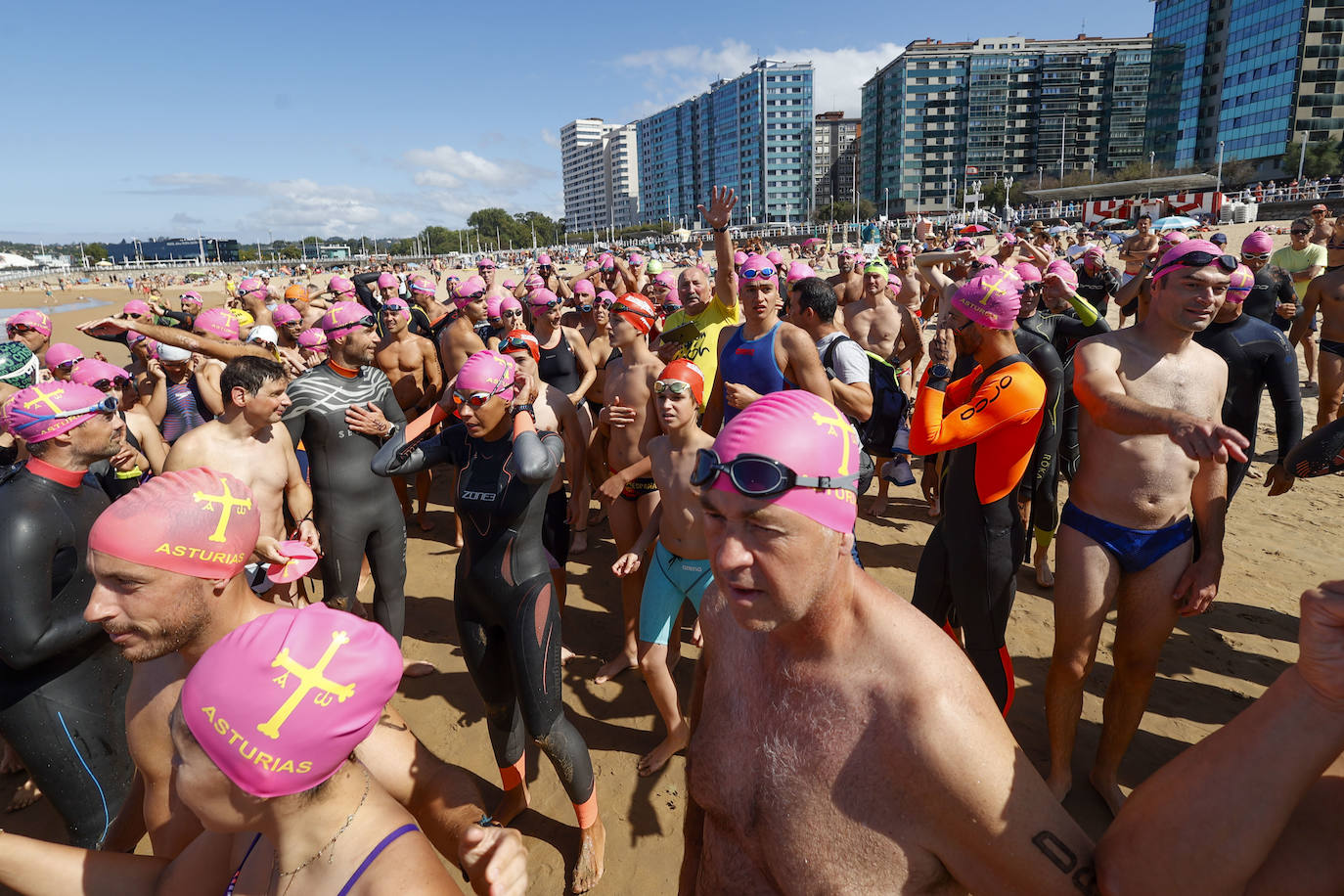 Las mejores imágenes de la Travesía Playa de San Lorenzo