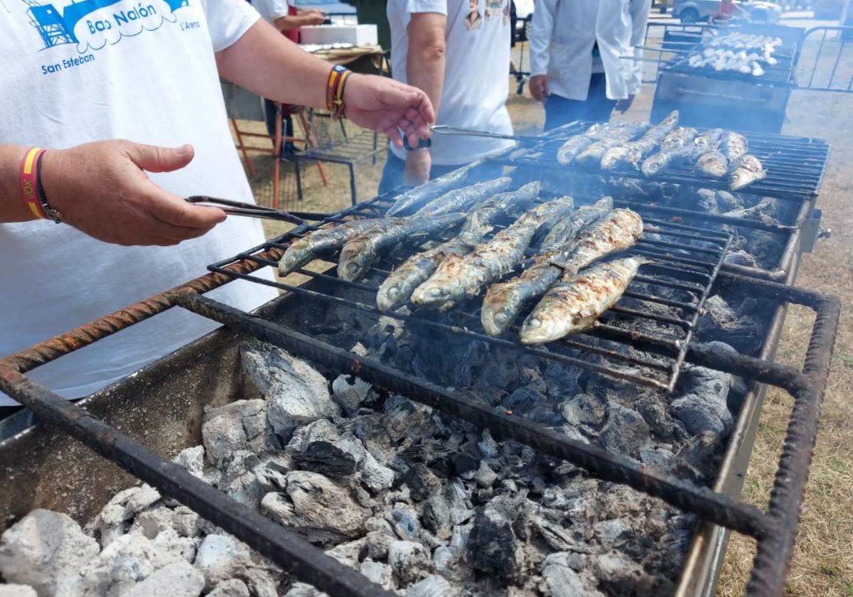 Sardinas asadas en el festival del año pasado.