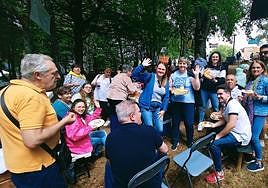 Celebración de San Roque, en Tineo.