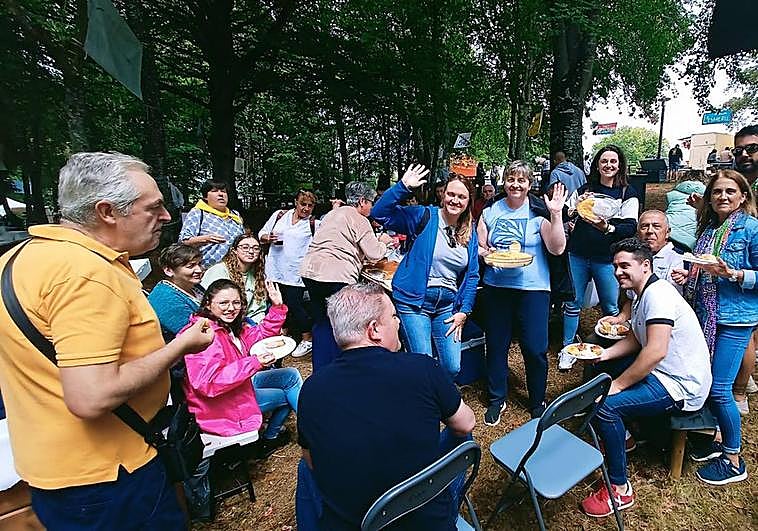 Celebración de San Roque, en Tineo.