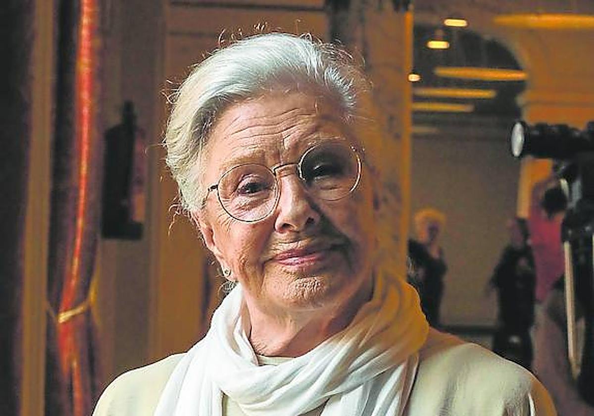 Lola Herrera, el pasado año, en el Palacio Valdés de Avilés, donde se estrenó 'Adictos'.