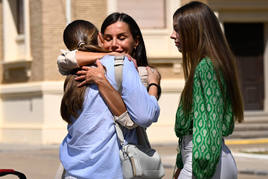 Así ha sido la despedida de Leonor de su familia en el inicio de su formación militar