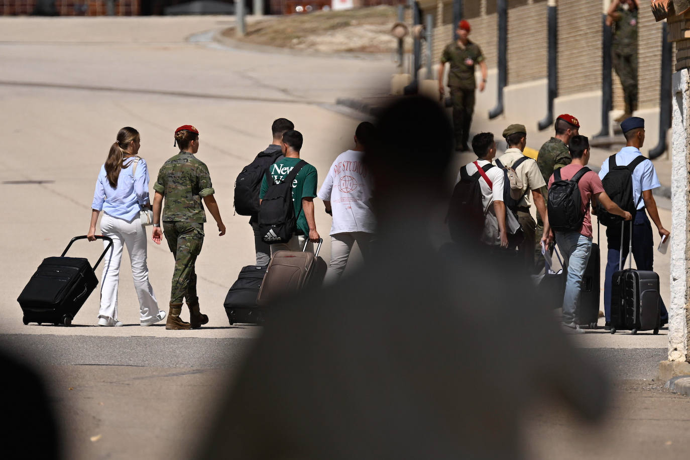 Así ha sido la despedida de Leonor de su familia en el inicio de su formación militar