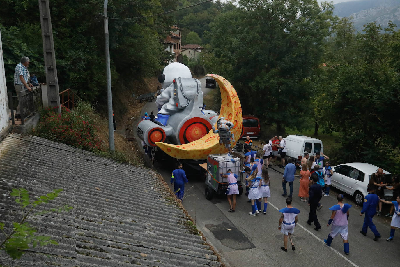 La falta de agua desluce el Descenso Folklórico del Nalón