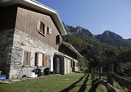 Refugio de Brañagallones, donde fueron trasladados los senderistas.
