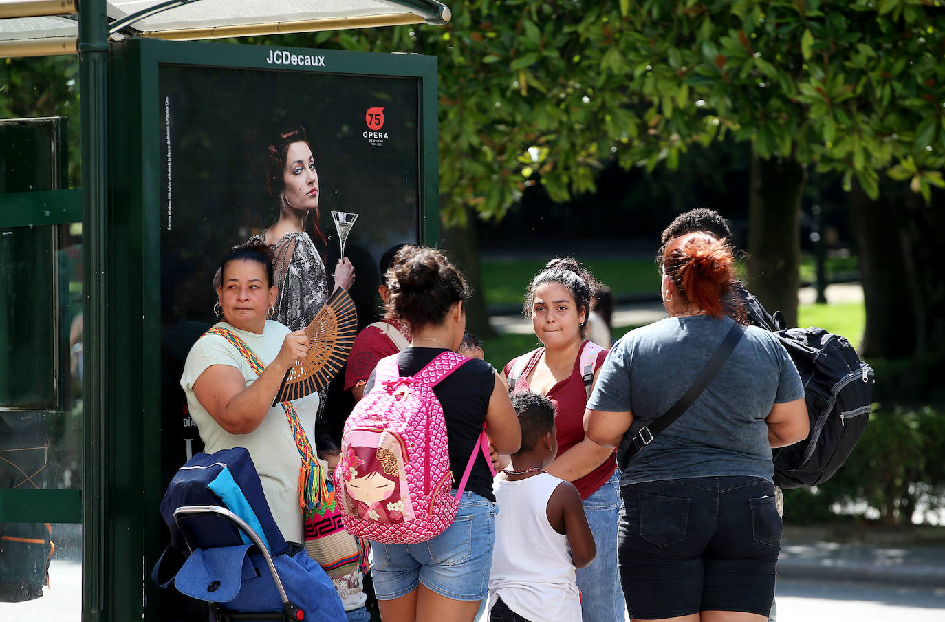 Asturias busca agua y sombra para refrescarse