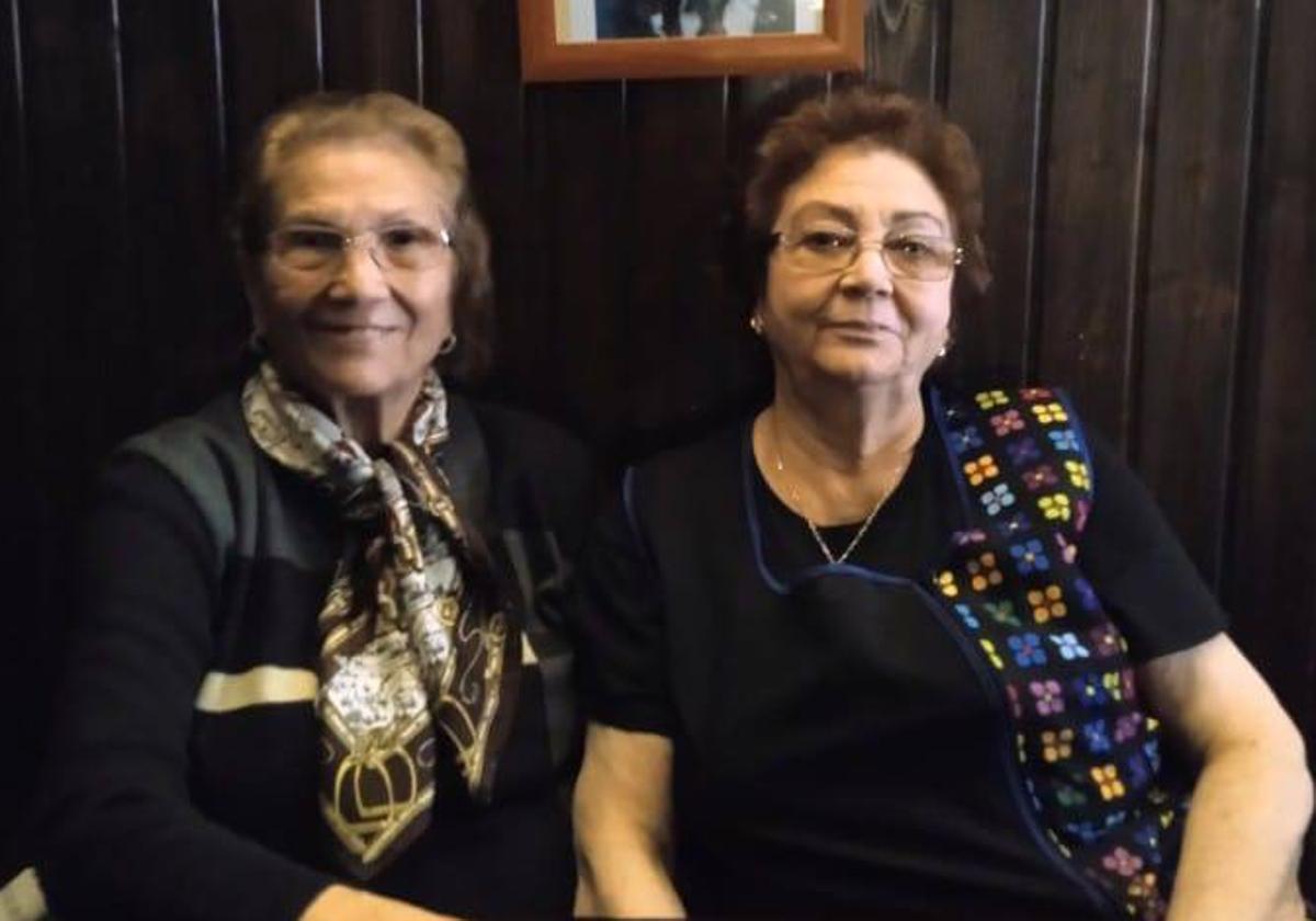 Las hermanas María y Maruja Ramos.