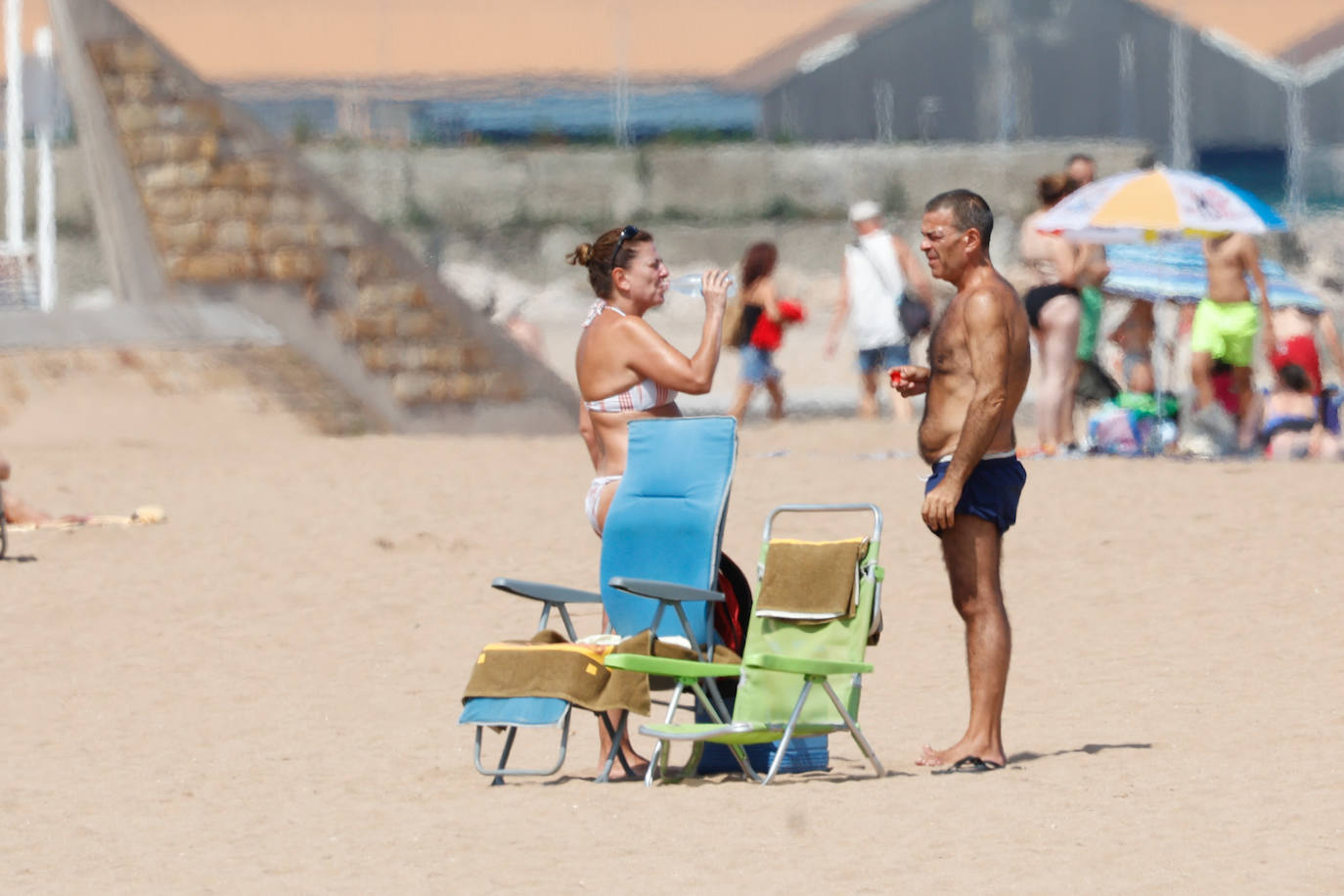 Asturias sofoca el calor antes de que bajen las temperaturas