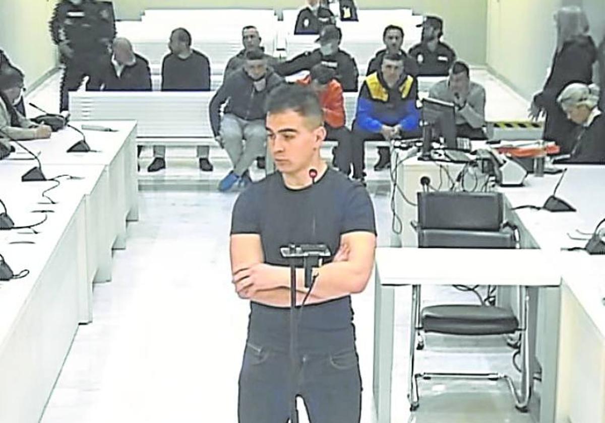 El capitán del 'Nehir', durante el juicio en la Audiencia Nacional.