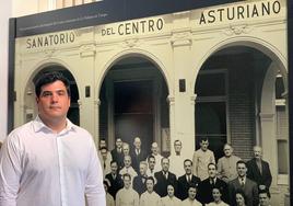 Juan Manuel de la Hoz, en el Museo de la Emigración de Colombres.