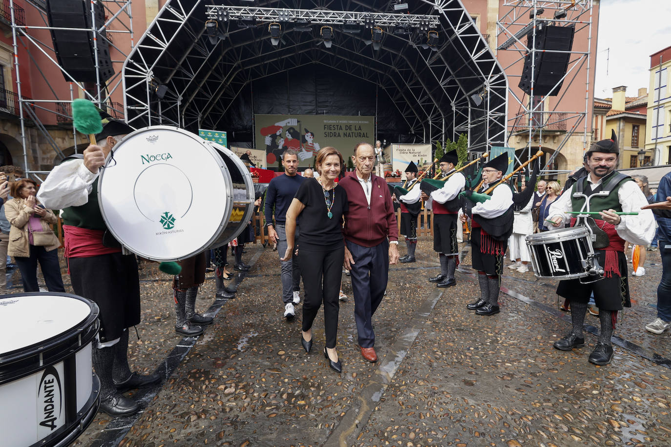 Fiesta sidrera en Gijón con sabor a Sidra Camín