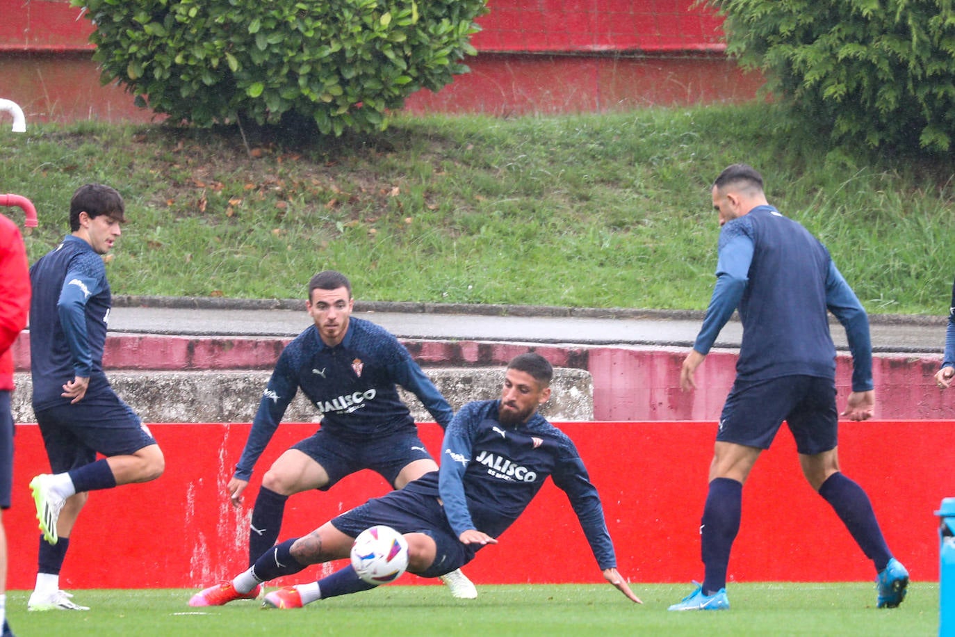 Entrenamiento del Sporting (29/08/2023)