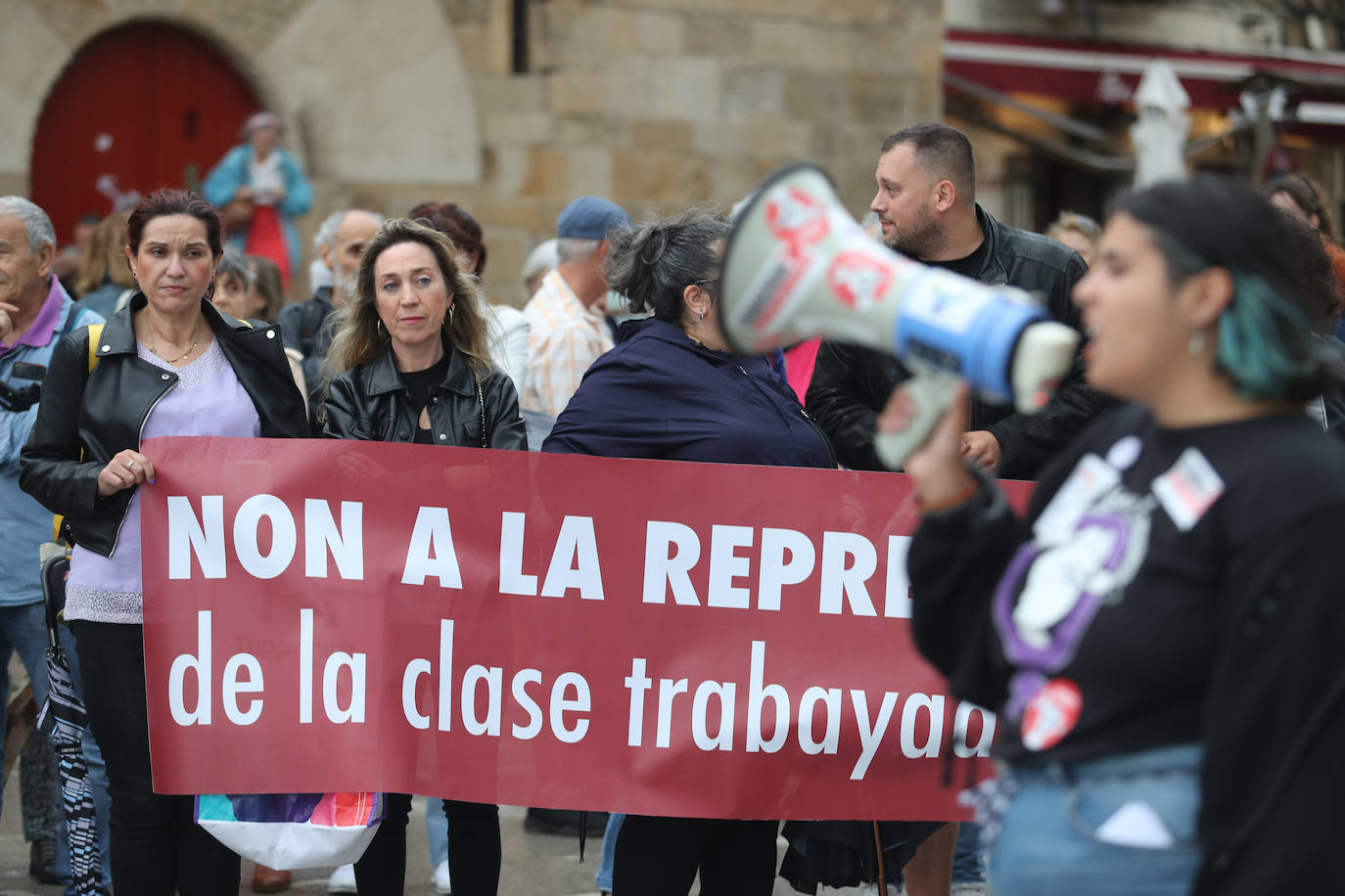 Concentración en Gijón contra la actitud de Rubiales