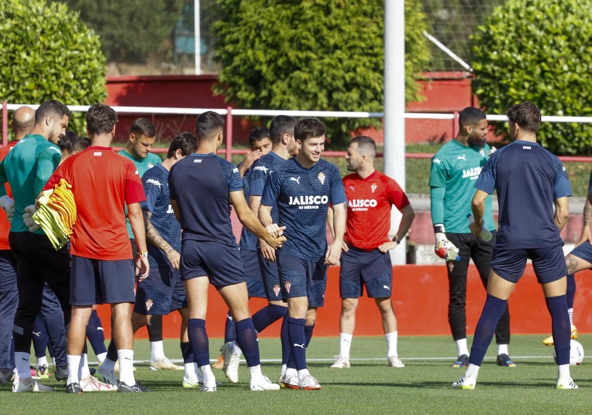 Entrenamiento del Sporting (1/09/23)