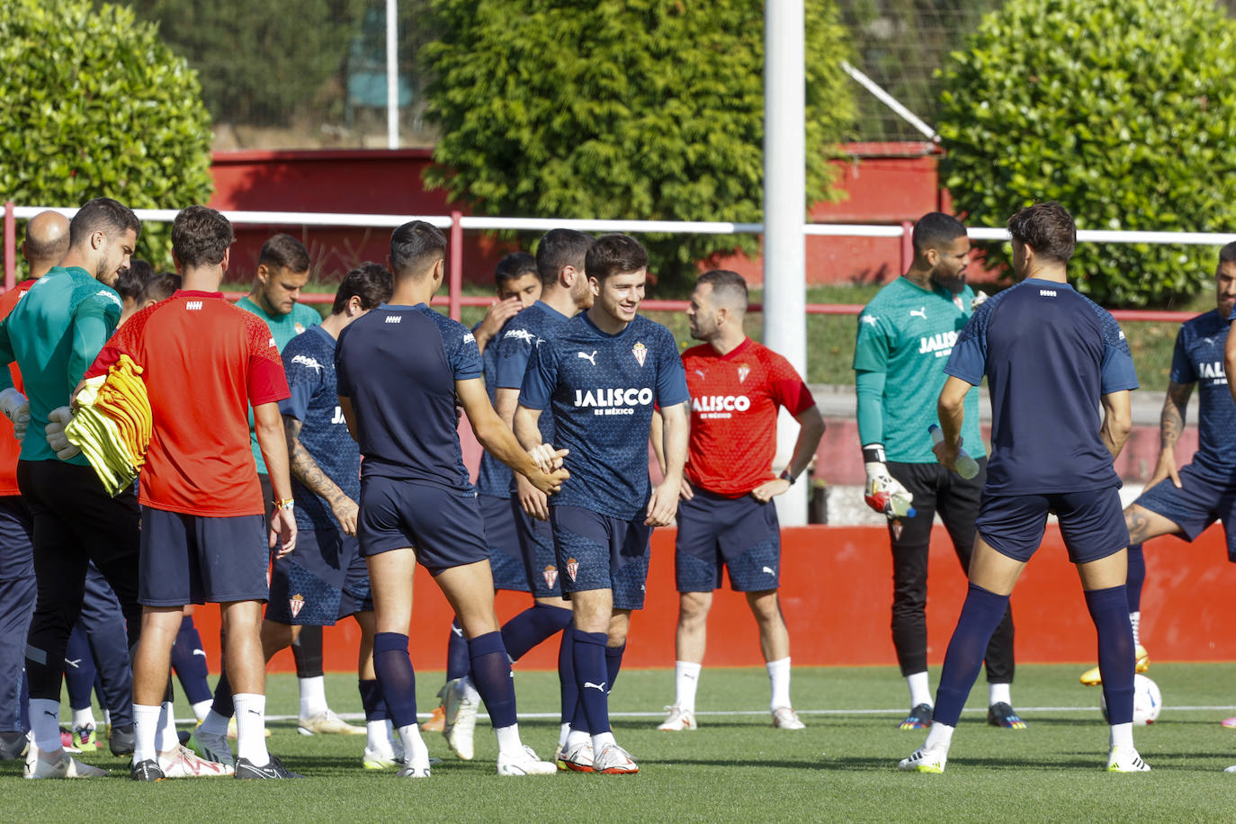 Entrenamiento del Sporting (1/09/23)