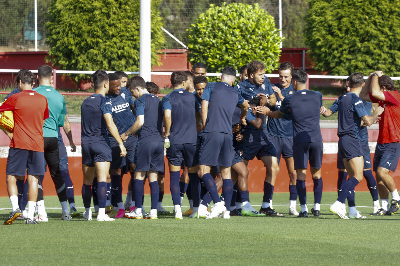 Entrenamiento del Sporting (1/09/23)