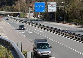 Imagen de la A-66 a la altura de Campomanes.