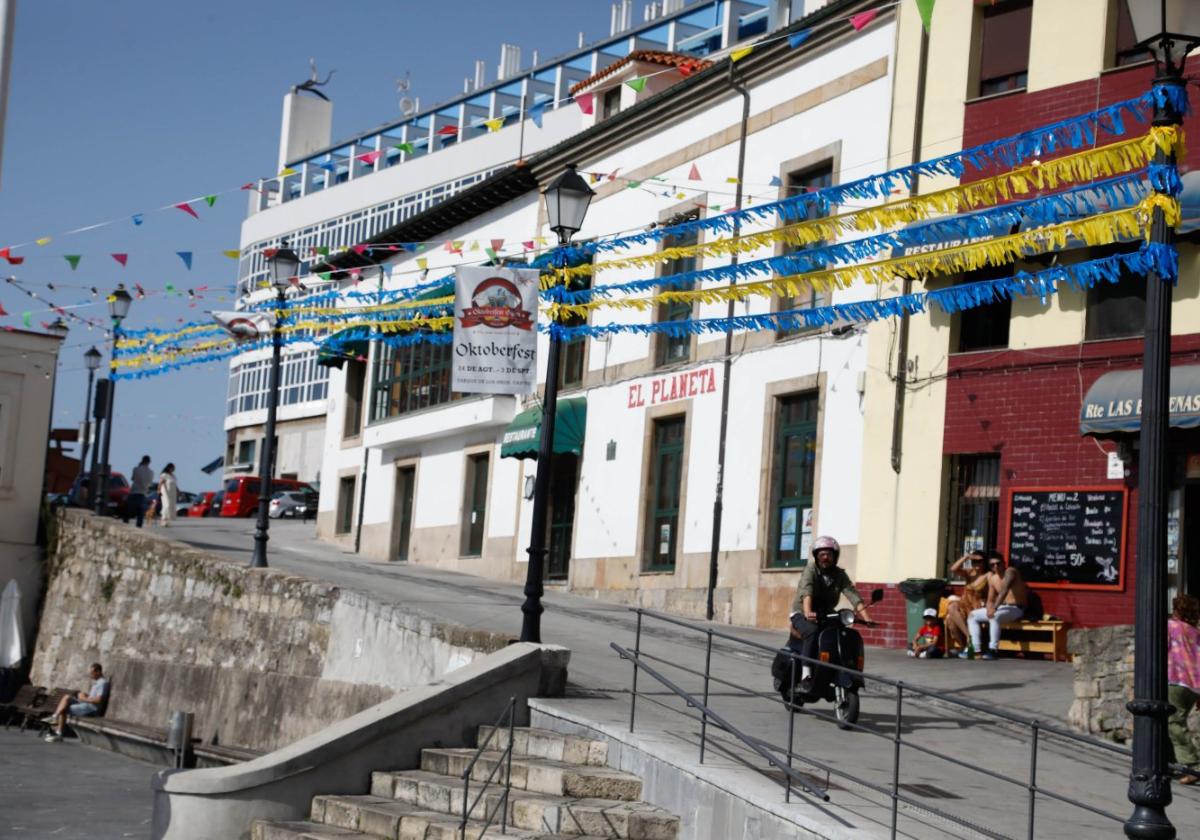 Cimavilla ya engalanada para celebrar sus fiestas.