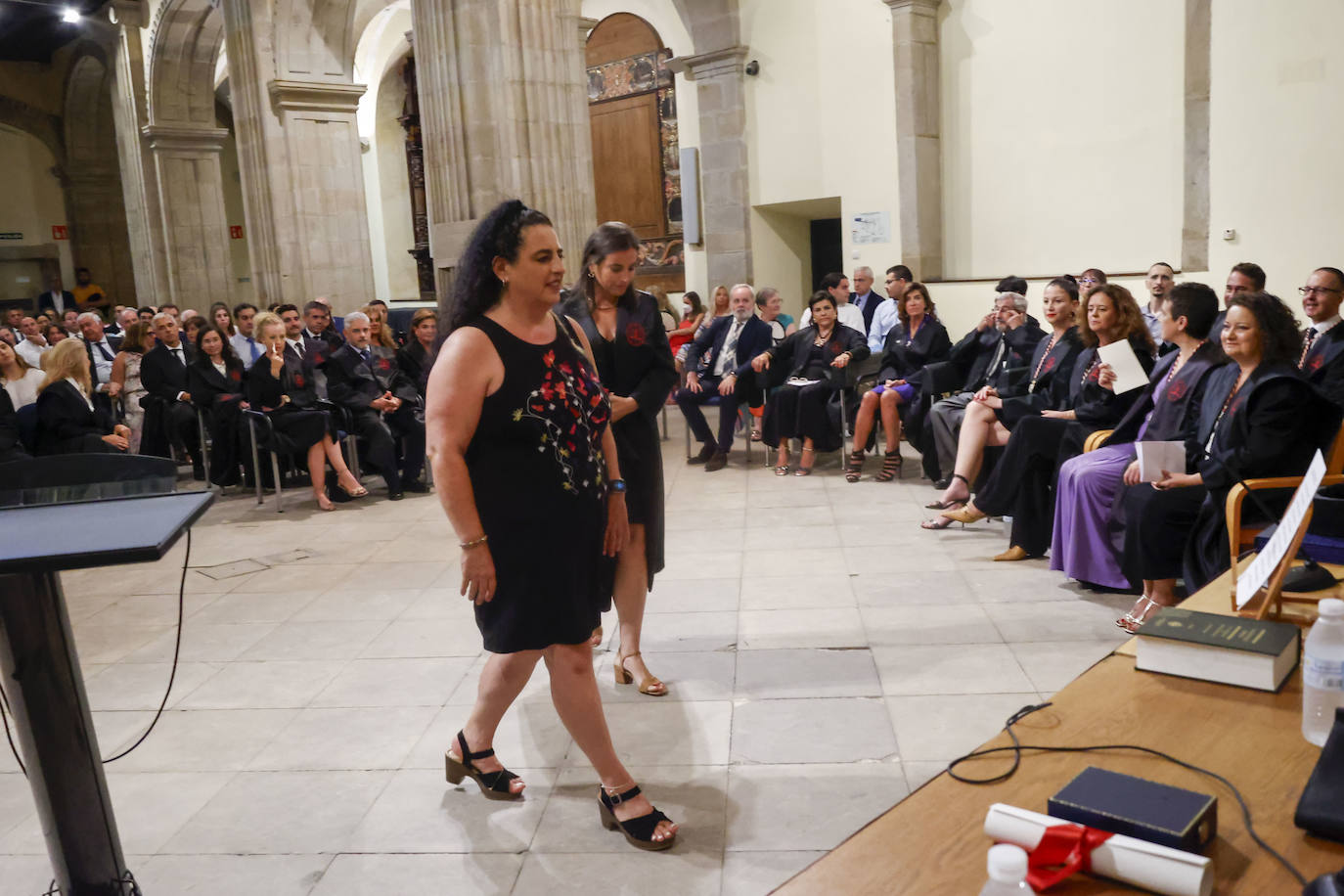 Acto de jura de los abogados en la Colegiata