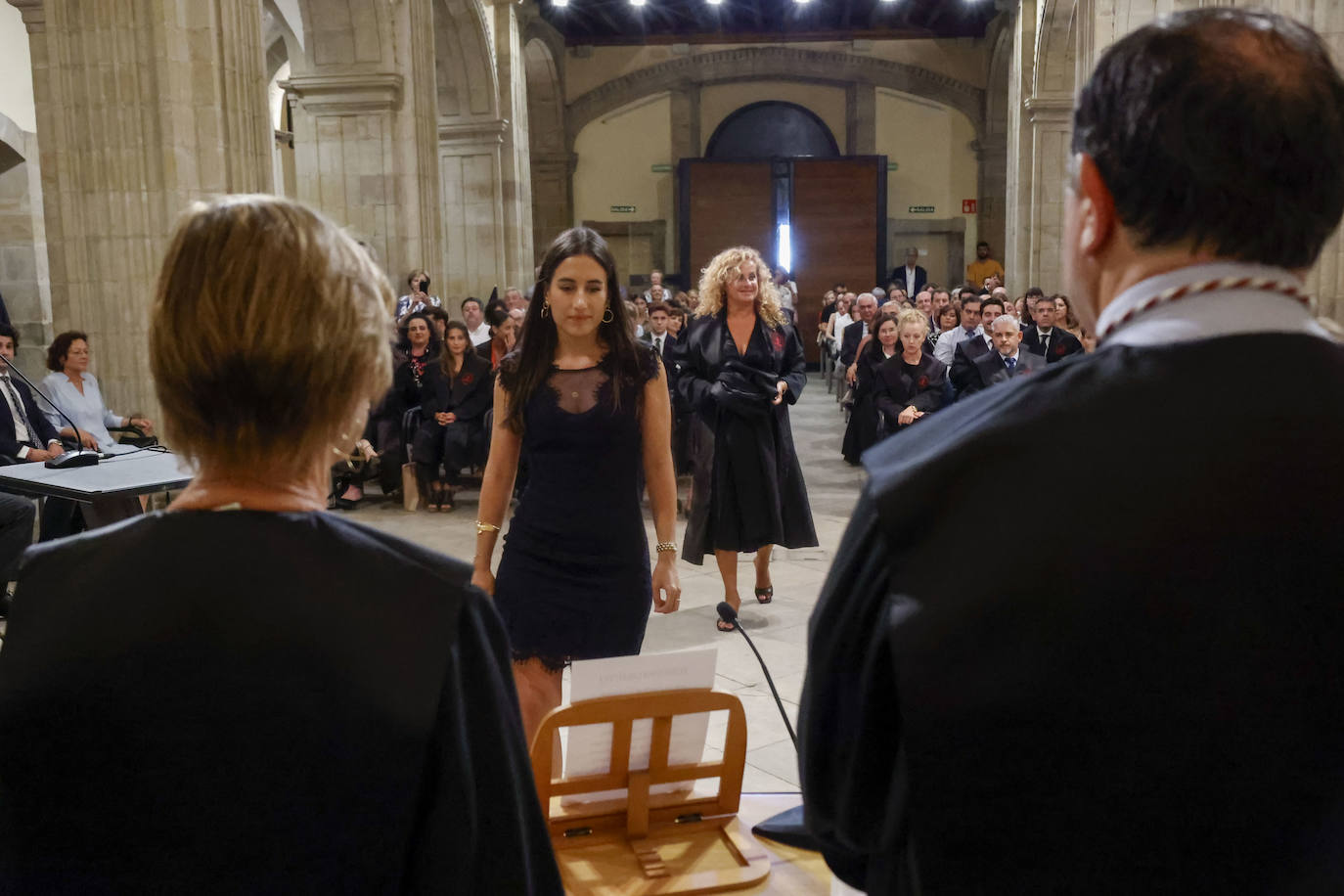 Acto de jura de los abogados en la Colegiata