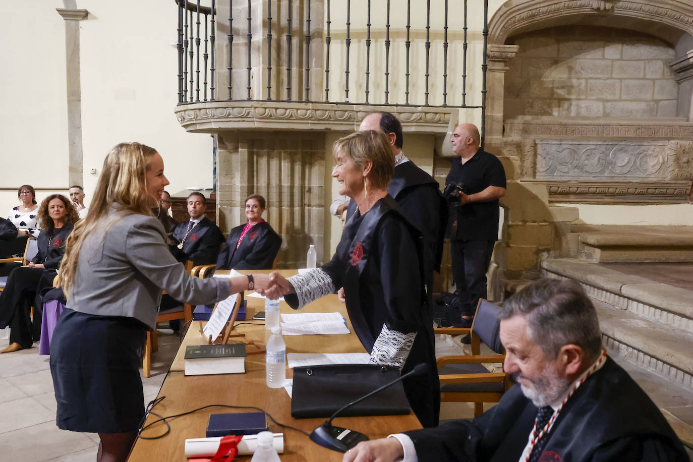 Acto de jura de los abogados en la Colegiata