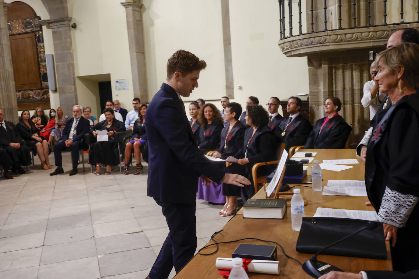 Acto de jura de los abogados en la Colegiata