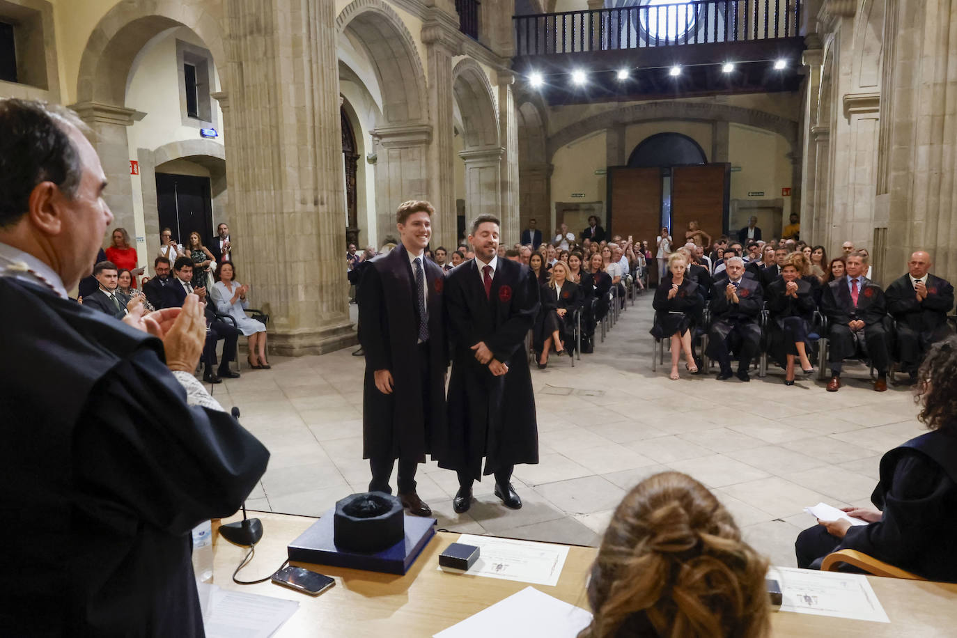 Acto de jura de los abogados en la Colegiata