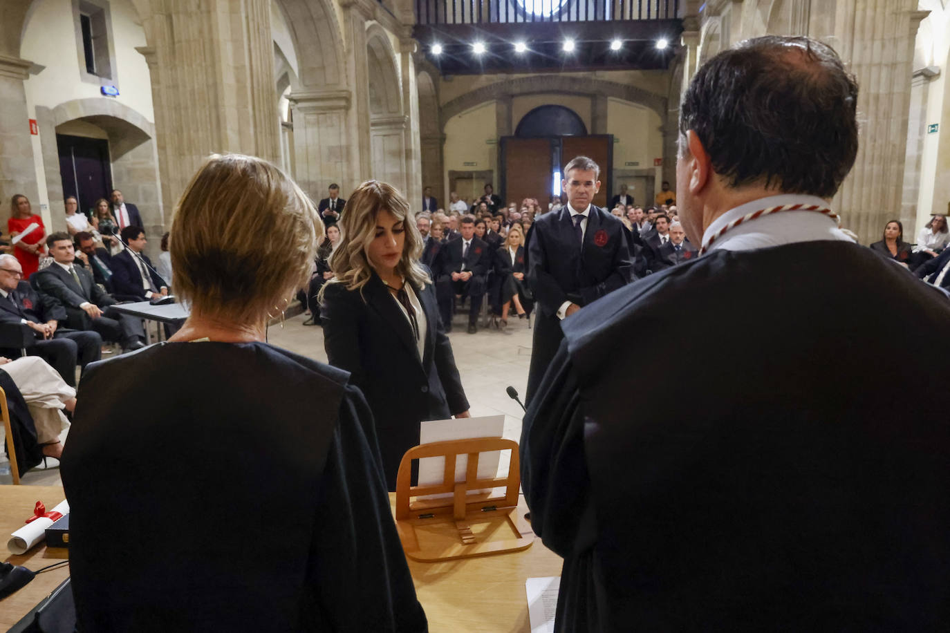 Acto de jura de los abogados en la Colegiata