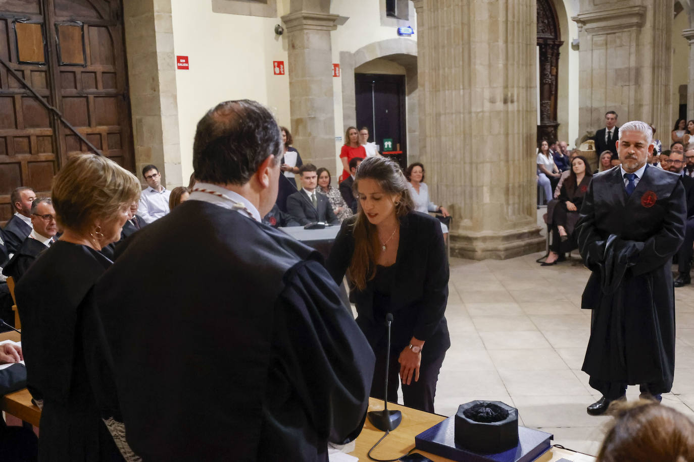 Acto de jura de los abogados en la Colegiata