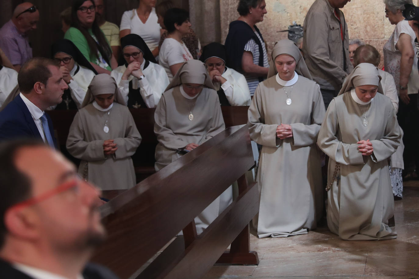 Reivindicación y tradición en la misa por la Santina