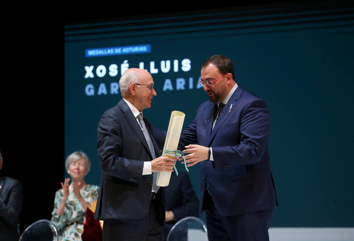 Los asistentes a la entrega de las Medallas de Asturias