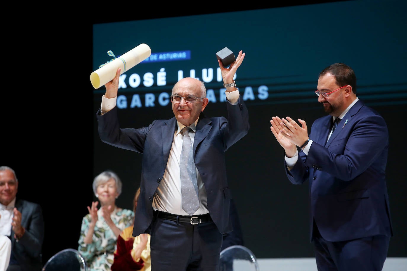 Los asistentes a la entrega de las Medallas de Asturias