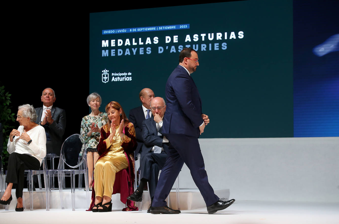 Los asistentes a la entrega de las Medallas de Asturias