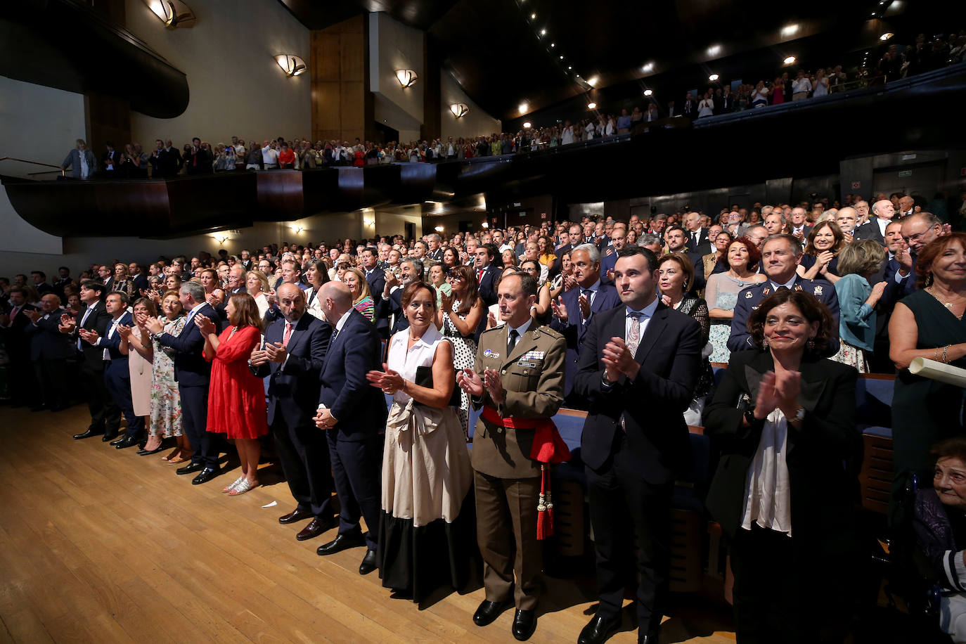 Los asistentes a la entrega de las Medallas de Asturias