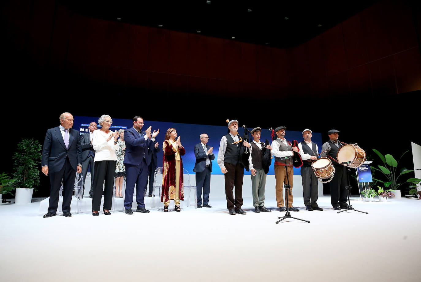 Los asistentes a la entrega de las Medallas de Asturias