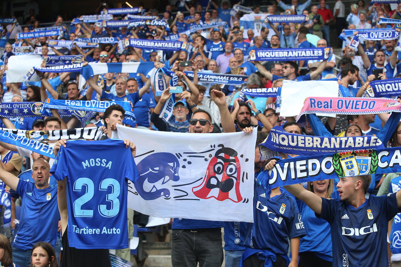 ¿Estuviste viendo el Oviedo - Sporting en el Tartiere? ¡Búscate en las fotos!