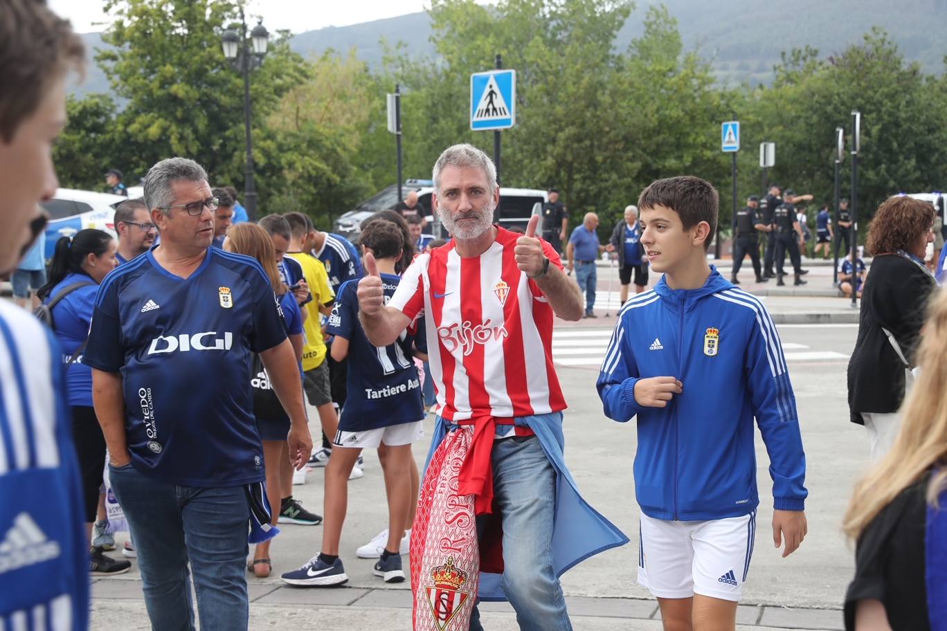 La mareona rojiblanca acompaña al Sporting