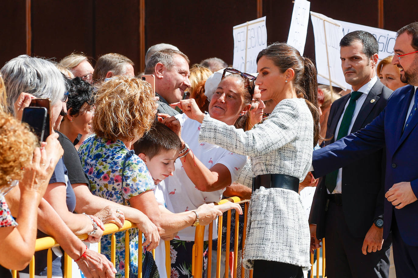 Las mejores imágenes de la Reina en Asturias