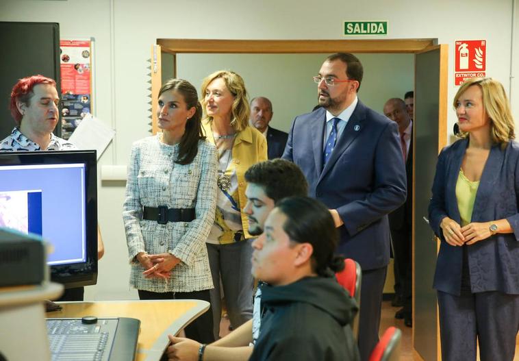 La Reina Letizia ha inaugurado hoy el curso de Formación Profesional 2023-2024.