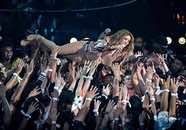 Shakira, en la gala de los MTV Awards.