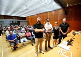 Los candidatos en las jornadas informativas de la empresa Drivenyou.