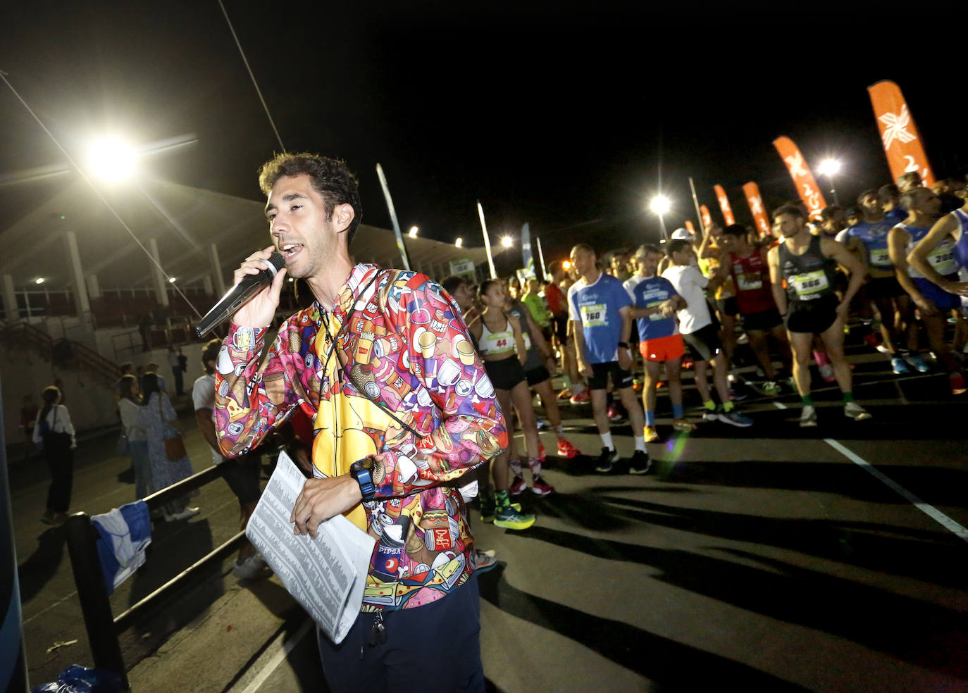 La carrera nocturna de Gijón, en imágenes